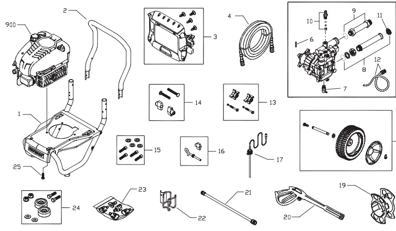 Craftsman Pressure Washer 020355 Parts